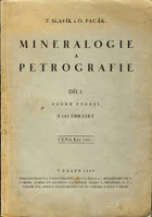 Mineralogie a petrografie 1
