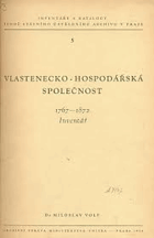 Vlastenecko hospodářská společnost 1767-1872 - inventář