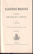 Hranický okres Vlastivěda moravská