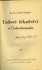 Lidové lékařství v Československu 1