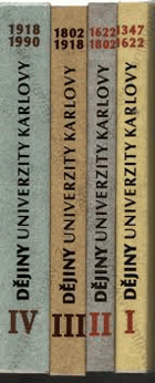 4SVAZKY Dějiny Univerzity Karlovy I IV 1347 - 1990