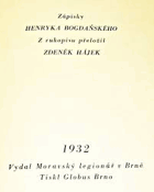 Polský revolucionář na Špilberku Zápisky Špilberk
