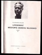 Literární místopis okresu Blansko Blanz