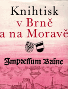 Knihtisk v Brně a na Moravě Konference, Brno - 4.září 1986