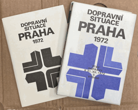 PRAHA - DOPRAVNÍ SITUACE MAPA