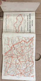 SILNIČNÍ A ŽELEZNIČNÍ MAPA ČSR 1:900.000