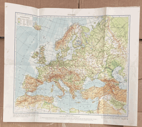 EVROPA MAPA 1:15,000.000