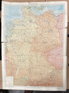 NĚMECKO POLITICKÁ MAPA 1:1,000.000