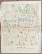 PRAHA POBOČKY STÁTNÍ SPOŘITELNY MAPA