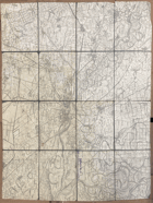 OSIJEK ESSEG CHORVATSKO VOJ. SPEC. MAPA 1:75.000