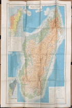 MADAGASKAR MAPA RUSKY! 1:2,000.000