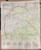 ZÁP. SLOVENSKO JV MORAVA AUTOMAPA 1:300.000