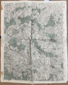 MOR. BUDĚJOVICE DAČICE TELČ VOJ.SPEC.MAPA 1934,1:75.000