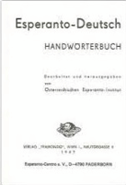 Esperanto-Deutsch. Handwörterbuch