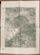 ŠUMPERK MOHELNICE VOJ.SPEC.MAPA 1938 1:75.000