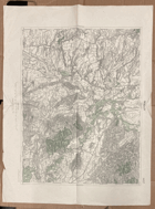 MIKULOV HUSTOPEČE VOJ.SPEC.MAPA 1934 1:75.000