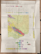 BRATISLAVA GEOLOG.MAPA PREDŠTVRTOHORNÉ ÚTVARY 1:200.000