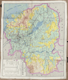 KAMBODŽA KAMBODŽSKÉ KRÁLOVSTVÍ 1:1,000.000 MAPA