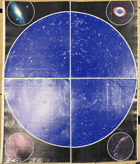 MAPA SEVERNÍ OBLOHA HVĚZDY VESMÍR