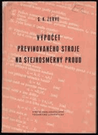 Výpočet převinovaného stroje na stejnosměrný proud