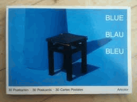 Blue Blau Bleu - 30 Postkarten (komplett).