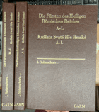 2SVAZKY 2BANDE Die Fürsten des heiligen römischen Reiches. J.Siebmacher's grosses und allgemeines ...