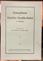 DEUTSCH GABEL-JABLONNÉ V POJEŠTEDÍ GEOLOGIE MAPA KNIHA