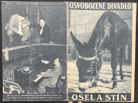 OSEL A STÍN PROGRAM Revue Osvobozené divadlo