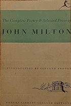 The Complete Poetry & Selected Prose of John Milton