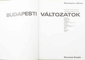 Budapesti változatok PHOTOBOOK COVER INCL!