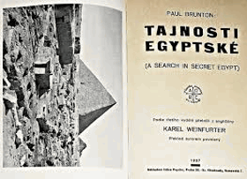 Tajnosti egyptské. A search in secret Egypt