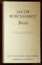 Briefe. Ausgewählt und hrsg. von Max Burckhardt.