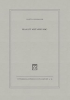Was ist Metaphysik?