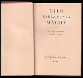 Dílo Karla Hynka Máchy KHM