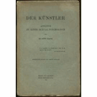 Der Künstler. Ansätze zu einer Sexual-Psychologie. Erweiterte zweite und dritte Auflage