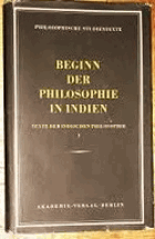 2SVAZKY Beginn der Philosophie in Indien. Bd. 1+2. Aus den Veden