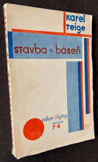 Stavba a báseň Umění dnes a zítra Statě 1919 1927