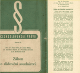 Zákon o zlidovění soudnictví a souvislé zákony a nařízení