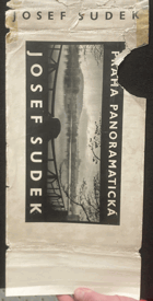 PRAHA panoramatická SIGNED!! Soubor fotografií AUTOGRAPH SIGNATURE!SUDEK