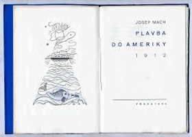 Plavba do Ameriky 1912 ČÍSLOVANÁ PĚKNÁ ORIG BROŽ