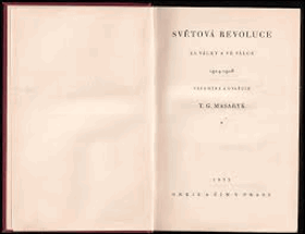Světová revoluce Za války i ve válce 1914 1918