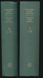 2SVAZKY Maďarsko český slovník Magyar cseh szótár