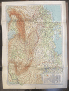 STŘEDNÍ EVROPA MAPA 1:4,000.000