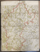 OKRES BENEŠOV MAPA 1:100.000