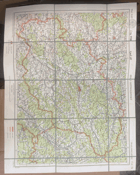 GOTTWALDOV ZLÍN MAPA 1:200.000