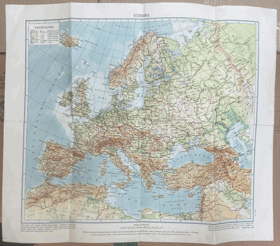 EVROPA MAPA 1:15,000.000