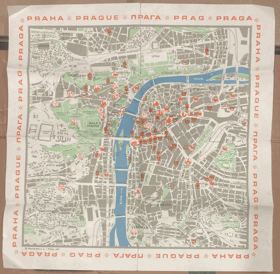 PRAHA TURISTICKÁ MAPA