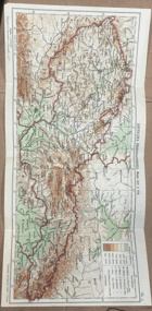 REPUBLIKA ČESKOSLOVENSKÁ MAPA HOR A ŘEK 1:3,000.000