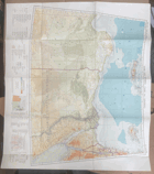 CAIRO KÁHIRA EGYPT RUSKÁ MAPA 1:2,500.000