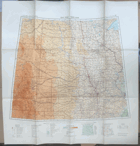 SAINT LOUIS MISSOURI RUSKÁ MAPA 1:2,500.000